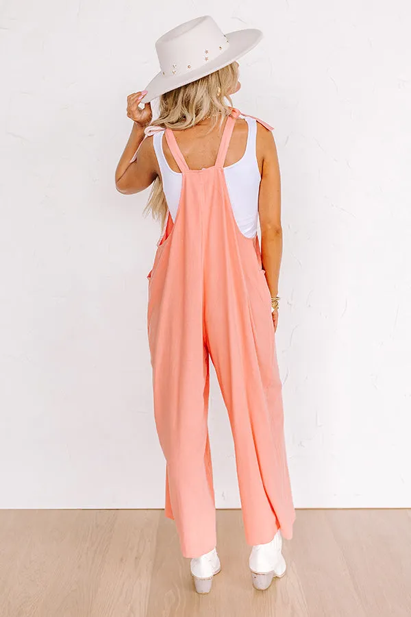 Sunny Days Ahead Jumpsuit in Coral sold by Impressions product image thumbnail 3