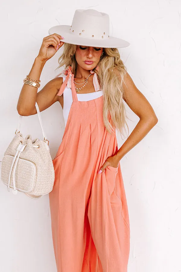 Sunny Days Ahead Jumpsuit in Coral sold by Impressions product image thumbnail 5