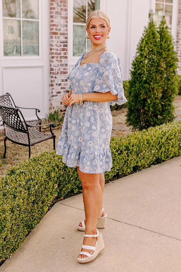 Sugar and Spice Eyelet Mini Dress Curves sold by Impressions product image thumbnail 4