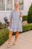 Sugar and Spice Eyelet Mini Dress Curves sold by Impressions