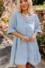 Farmers Market Cutie Chambray Mini Dress Curves sold by Impressions