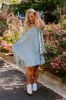 Farmers Market Cutie Chambray Mini Dress Curves sold by Impressions