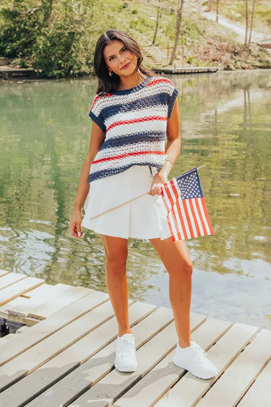 Lake Days Knit Stripe Top sold by Impressions