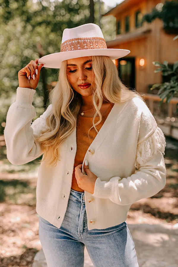 Sweet To Be Loved Cardigan In Cream sold by Impressions