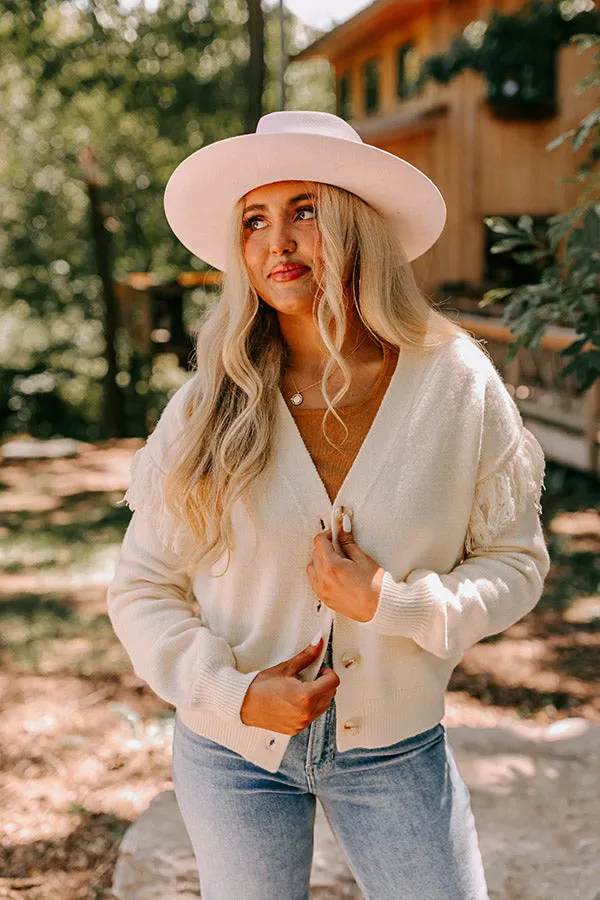 Sweet To Be Loved Cardigan In Cream sold by Impressions product image thumbnail 4