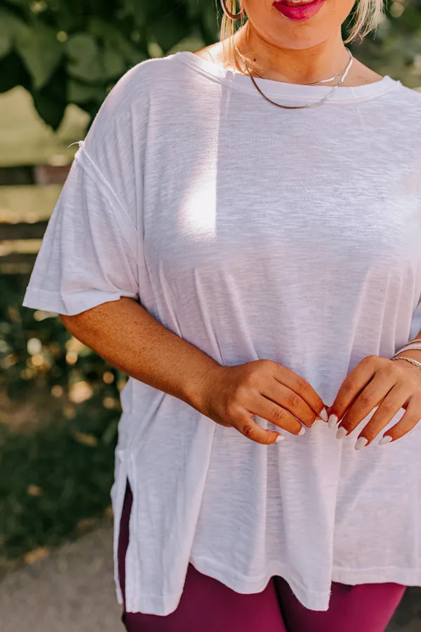 Sonoma Breeze Shift Tee In White Curves sold by Impressions product image thumbnail 5