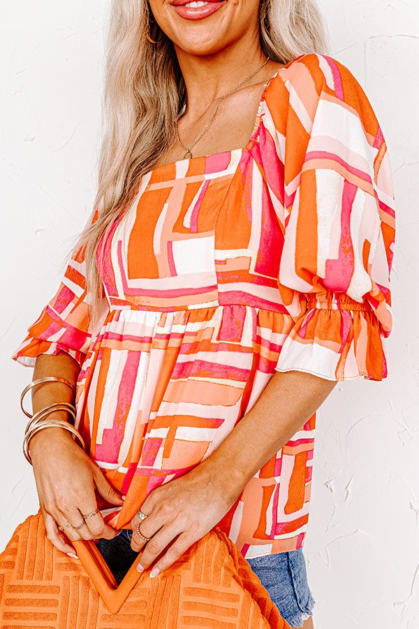 Moving To The Keys Top In Tangerine sold by Impressions product image thumbnail 3