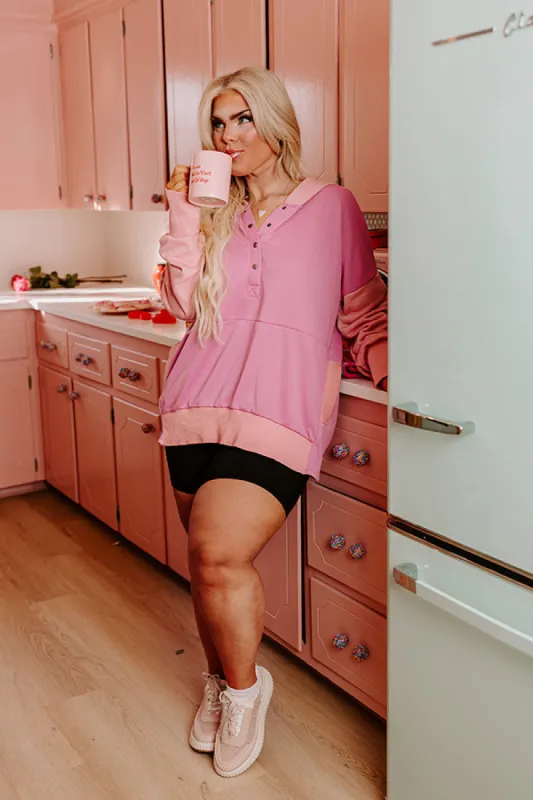 Buttercup Kisses Hoodie In Blush Curves sold by Impressions