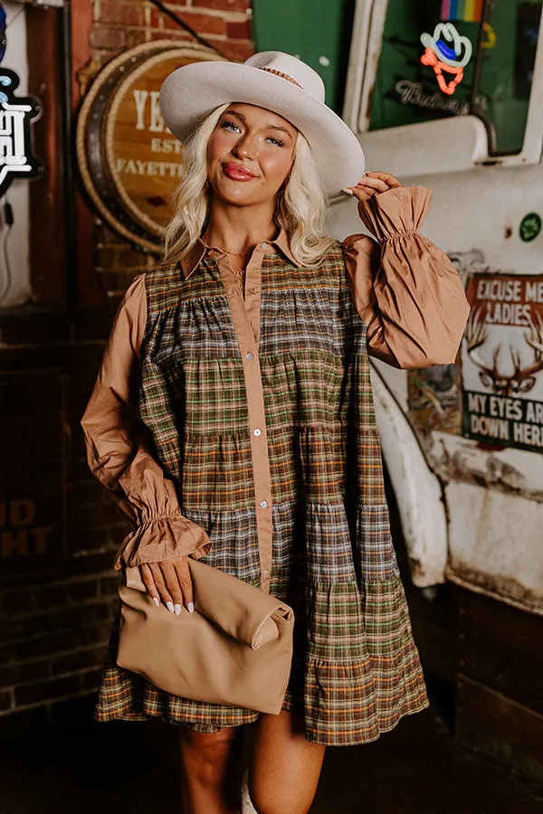 Catching Feelings Flannel Dress sold by Impressions product image thumbnail 2