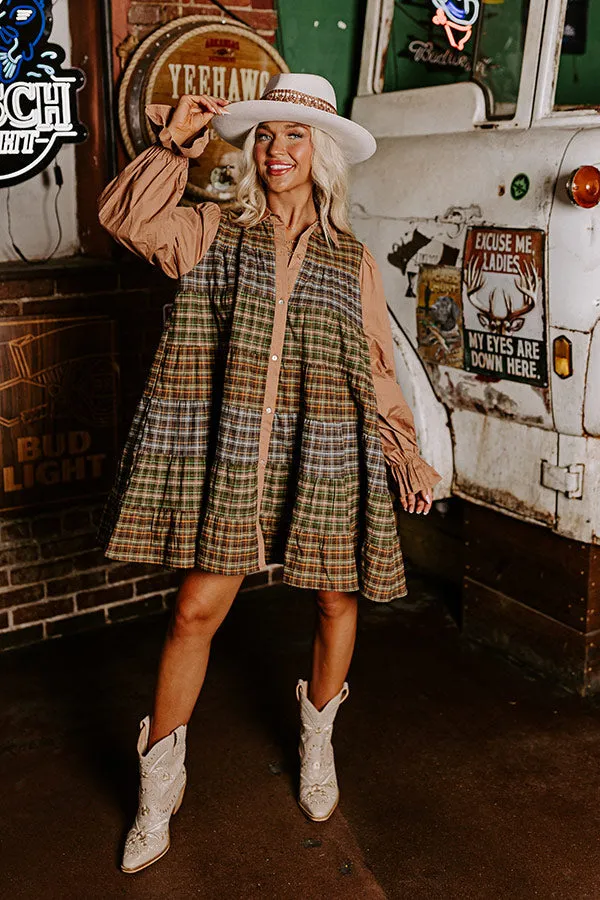 Catching Feelings Flannel Dress sold by Impressions product image thumbnail 3