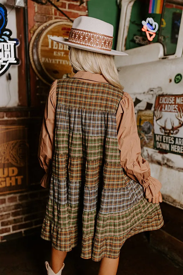 Catching Feelings Flannel Dress sold by Impressions product image thumbnail 4