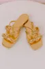The Willa Metallic Sandal in Gold sold by Impressions