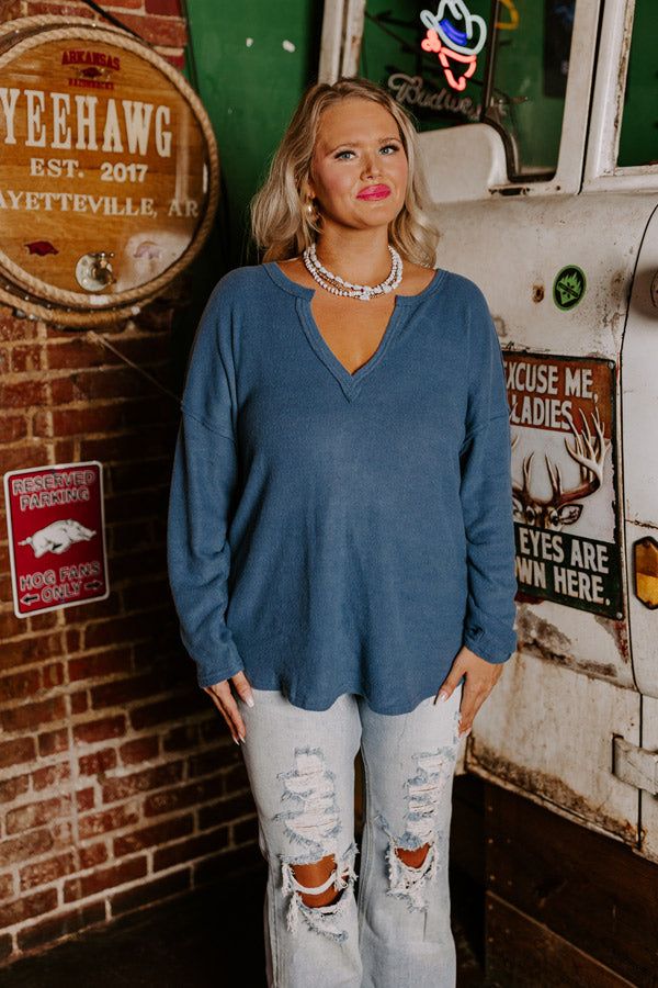 Merlot Snuggles Top In Autumn Sky Curves sold by Impressions product image thumbnail 4