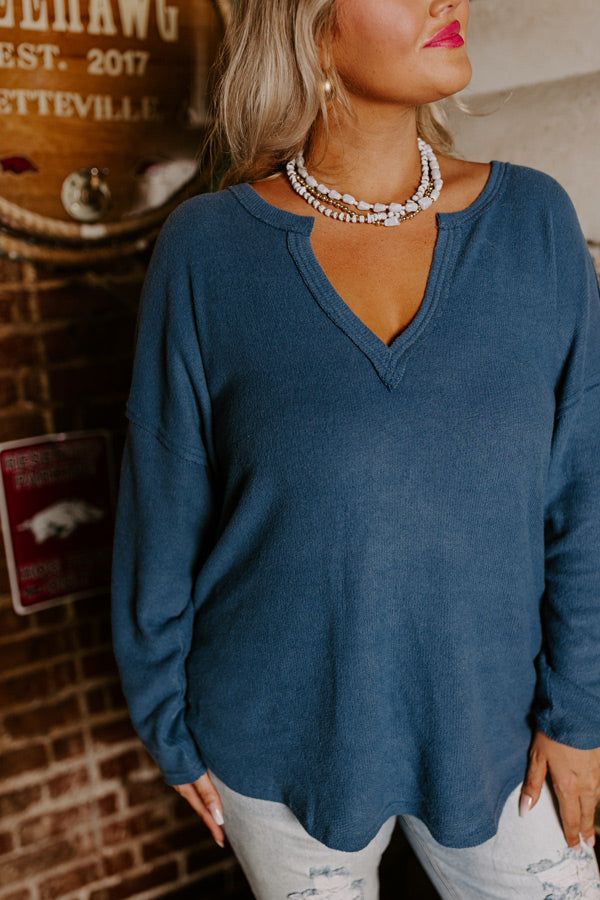 Merlot Snuggles Top In Autumn Sky Curves sold by Impressions product image thumbnail 2