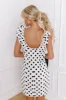 Spot On Ruffle Mini Dress sold by Impressions