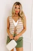 Laguna Brunch Front Tie Knit Top sold by Impressions