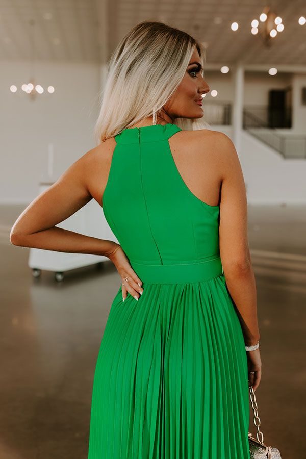 Champagne With A View Midi In Green sold by Impressions product image thumbnail 4