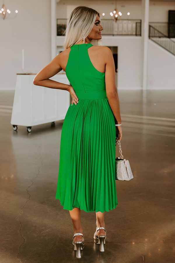 Champagne With A View Midi In Green sold by Impressions product image thumbnail 5