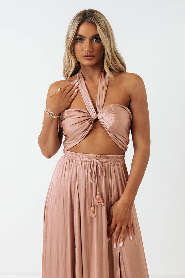 Hello, Hamptons Front Tie Crop Top sold by Impressions product image thumbnail 5