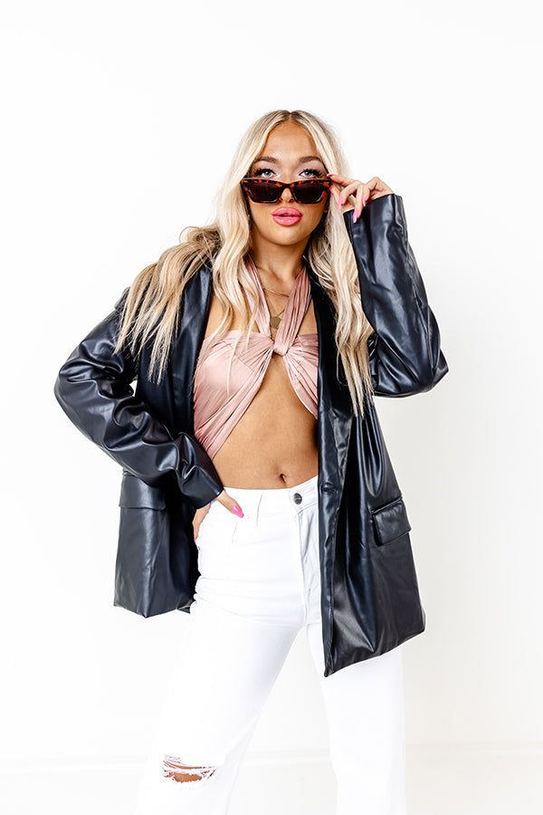 Hello, Hamptons Front Tie Crop Top sold by Impressions