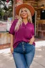 Stylish Setting Shift Top in Berry Curves sold by Impressions
