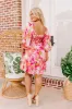 Sweethearts Floral Mini Dress Curves sold by Impressions