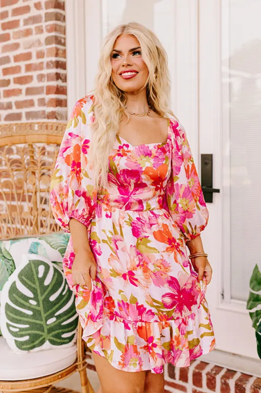 Sweethearts Floral Mini Dress Curves sold by Impressions