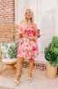 Sweethearts Floral Mini Dress Curves sold by Impressions