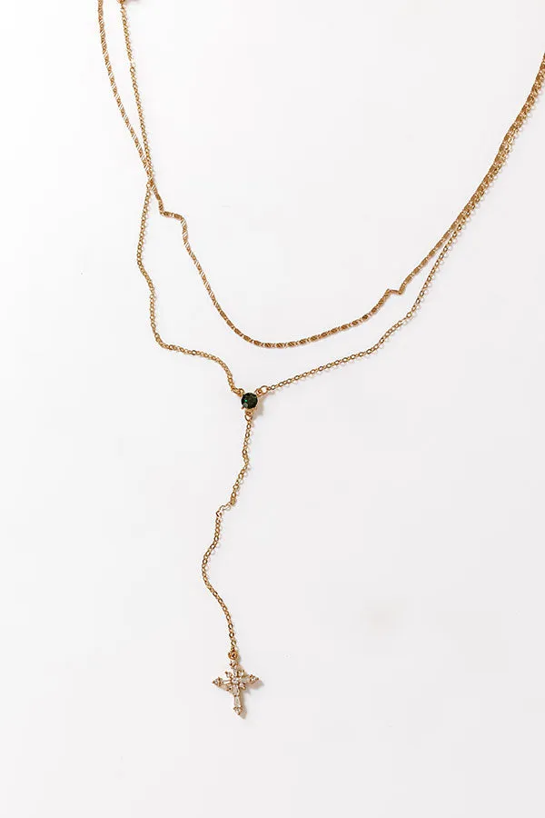 Full Of Faith Lariat Necklace sold by Impressions