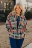 Plush Comfort Plaid Jacket Curves sold by Impressions