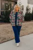 Plush Comfort Plaid Jacket Curves sold by Impressions