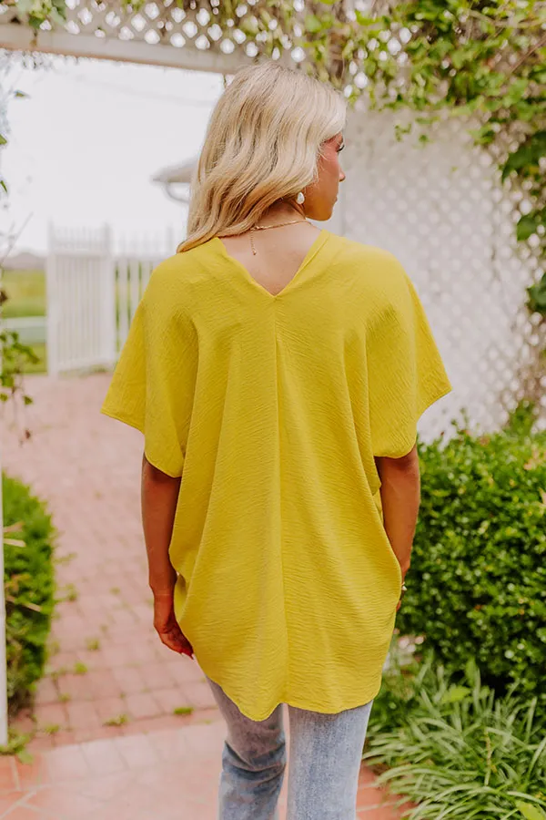 Sunshine Splendor Shift Top in Yellow sold by Impressions product image thumbnail 5