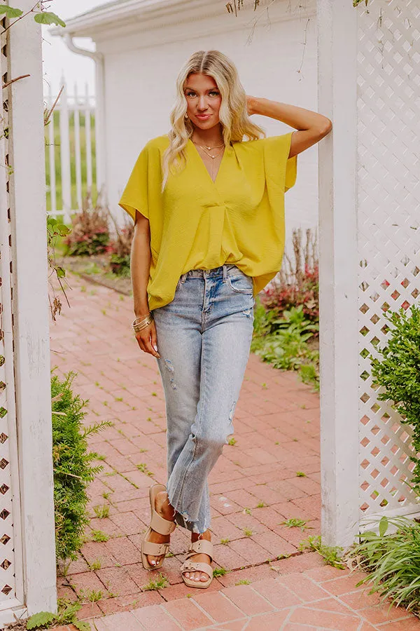 Sunshine Splendor Shift Top in Yellow sold by Impressions product image thumbnail 2