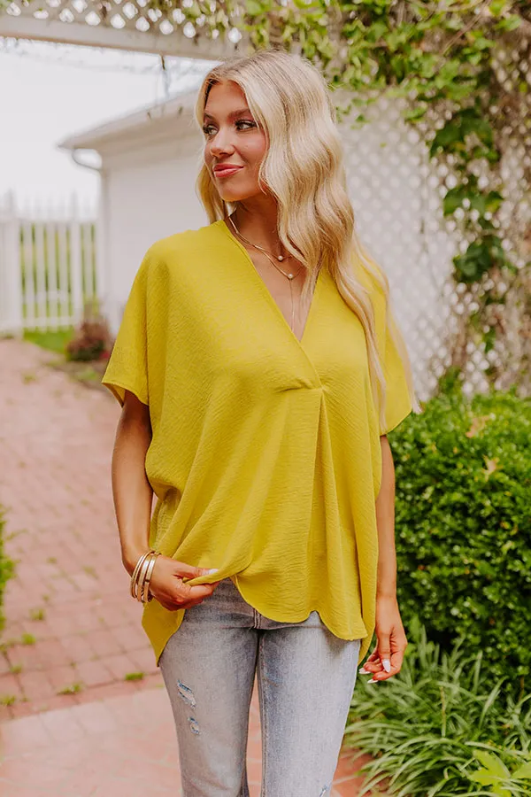 Sunshine Splendor Shift Top in Yellow sold by Impressions product image thumbnail 3