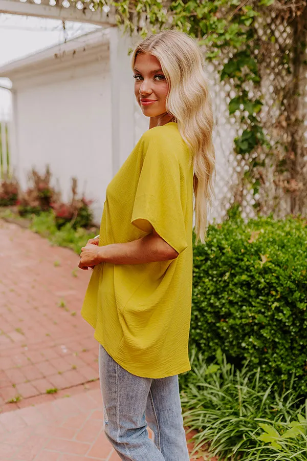 Sunshine Splendor Shift Top in Yellow sold by Impressions product image thumbnail 4
