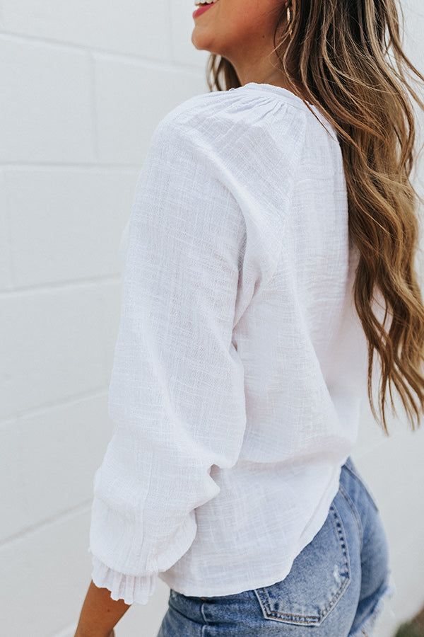 Chic Efforts Shift Top In White sold by Impressions product image thumbnail 5