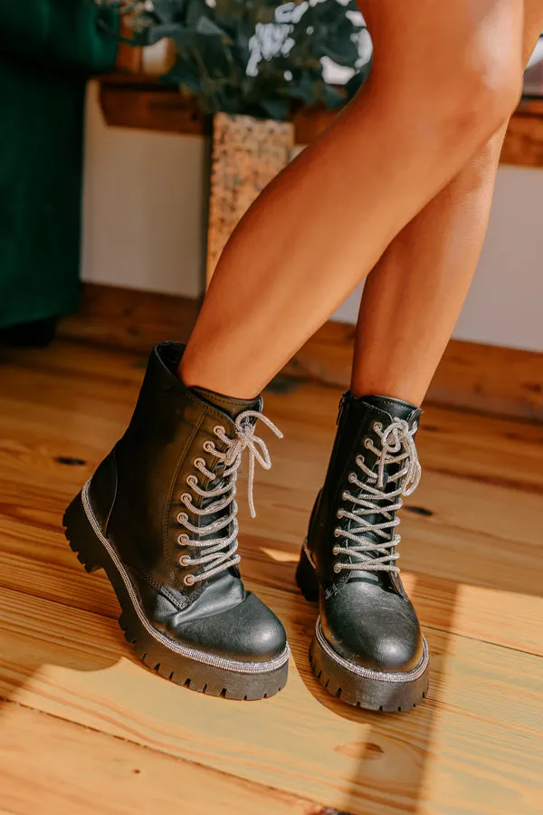 The Willow Faux Leather Combat Boot sold by Impressions product image thumbnail 2