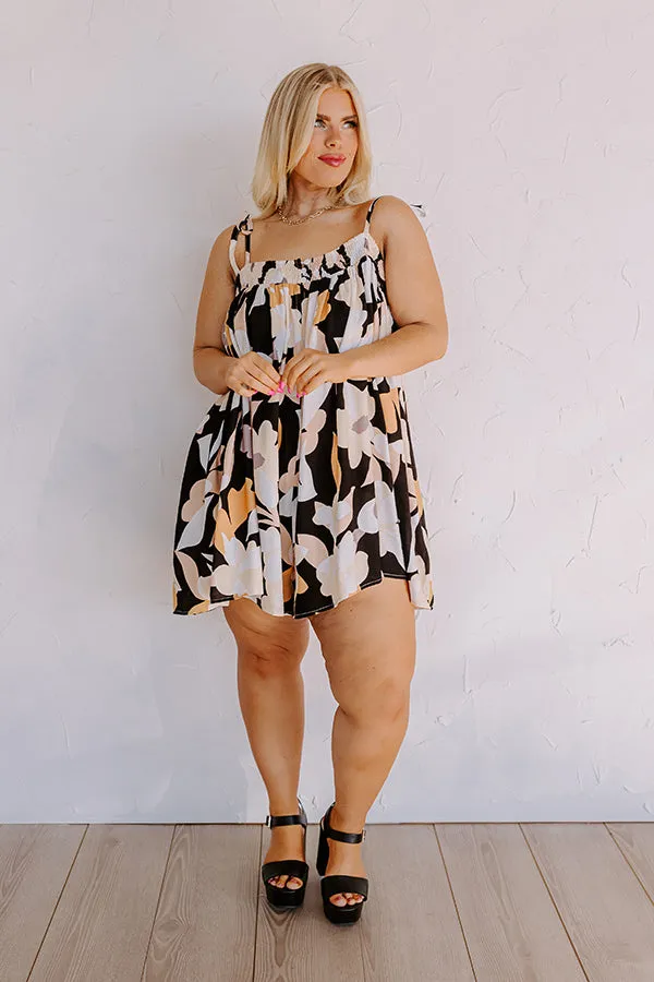 Bloom With A View Romper In Black Curves sold by Impressions product image thumbnail 3