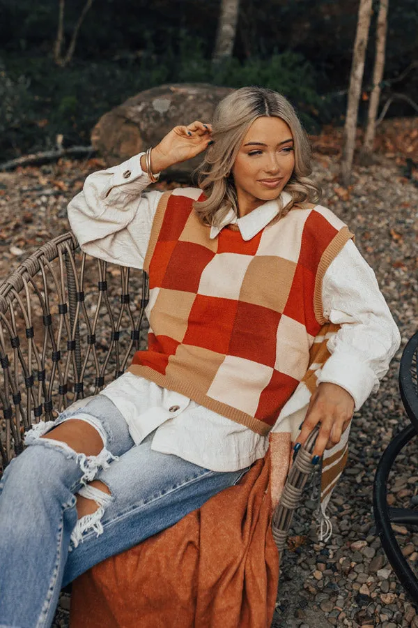 Cinnamon Lane Sweater Vest in Iced Latte sold by Impressions product image thumbnail 4