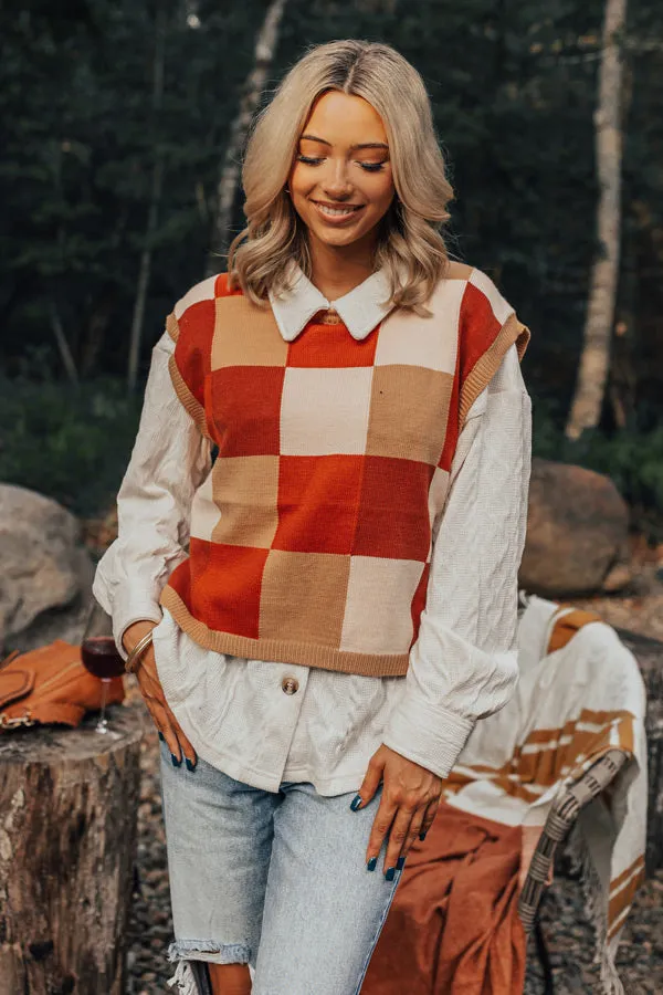 Cinnamon Lane Sweater Vest in Iced Latte sold by Impressions product image thumbnail 2