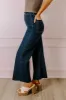 The Adriana High Waist Wide Leg Jean in Dark Wash sold by Impressions