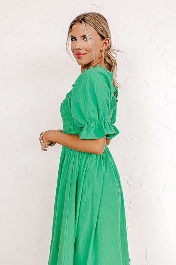 Sophisticated Stroll Smocked Maxi Dress sold by Impressions product image thumbnail 2