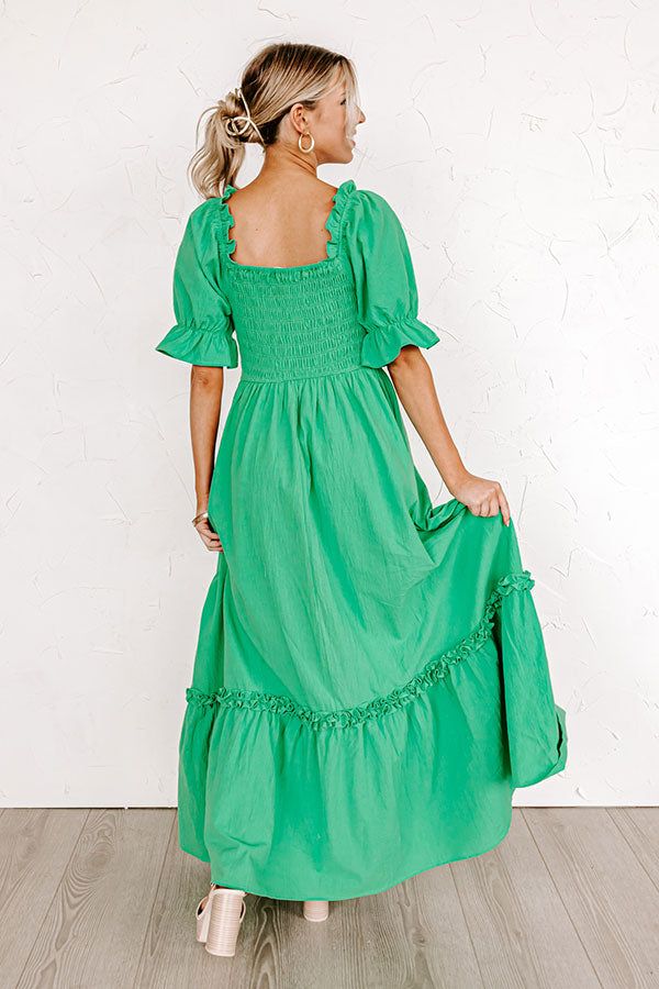 Sophisticated Stroll Smocked Maxi Dress sold by Impressions product image thumbnail 3