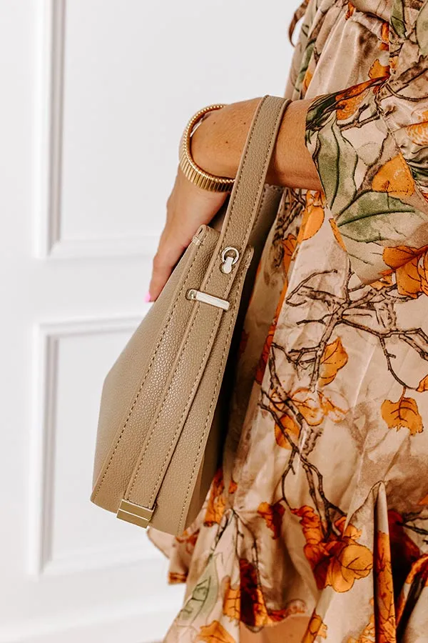 Chic Moment Faux Leather Purse In Mocha sold by Impressions product image thumbnail 4