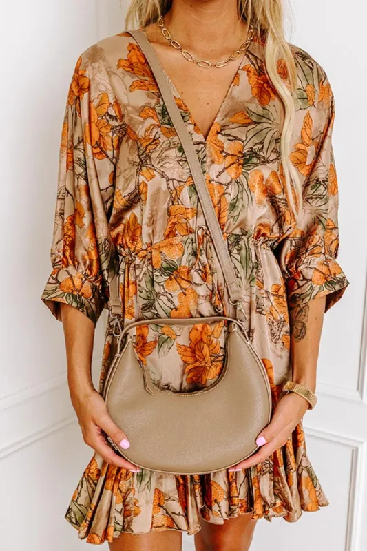 Chic Moment Faux Leather Purse In Mocha sold by Impressions