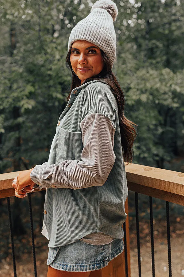 Caught Crushing Corduroy Jacket In Pear sold by Impressions product image thumbnail 2