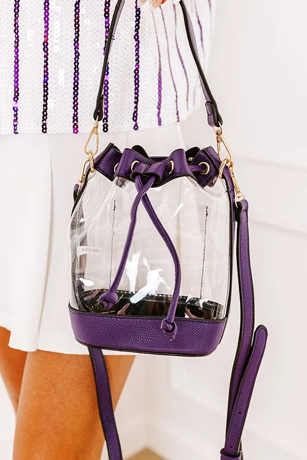 Pep Rally Ready Bucket Bag in Purple sold by Impressions product image thumbnail 2