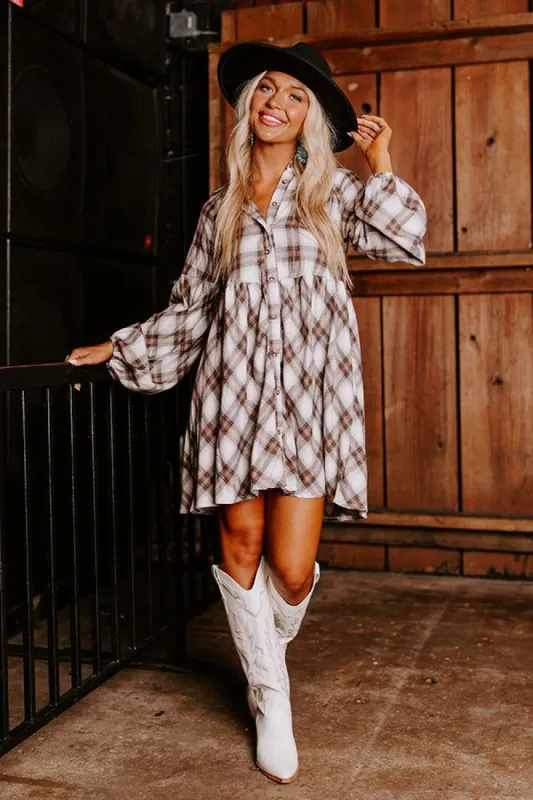 Midwest Wonderful Plaid Dress sold by Impressions