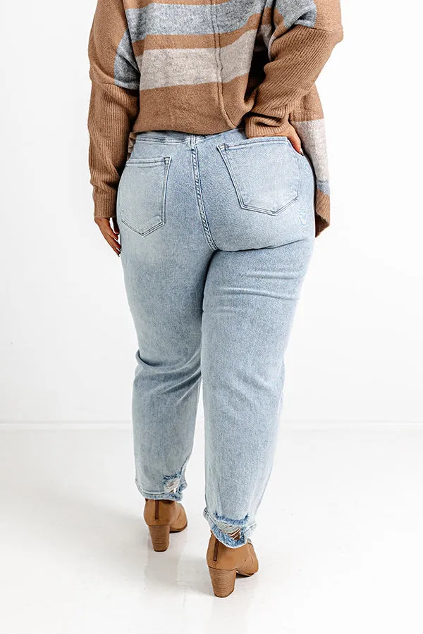 Risen The Bolt High Waist Jean in Light Wash Curves sold by Impressions product image thumbnail 4