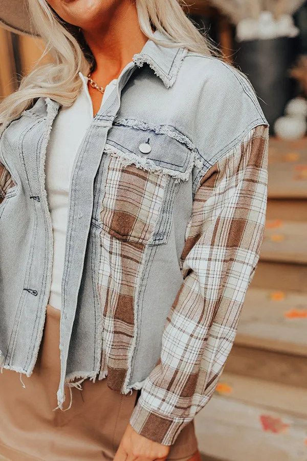 Fall Latte Denim Jacket sold by Impressions